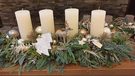 Floristisches Werkstück von Berliner Blume – Advent, Galeriebild 134