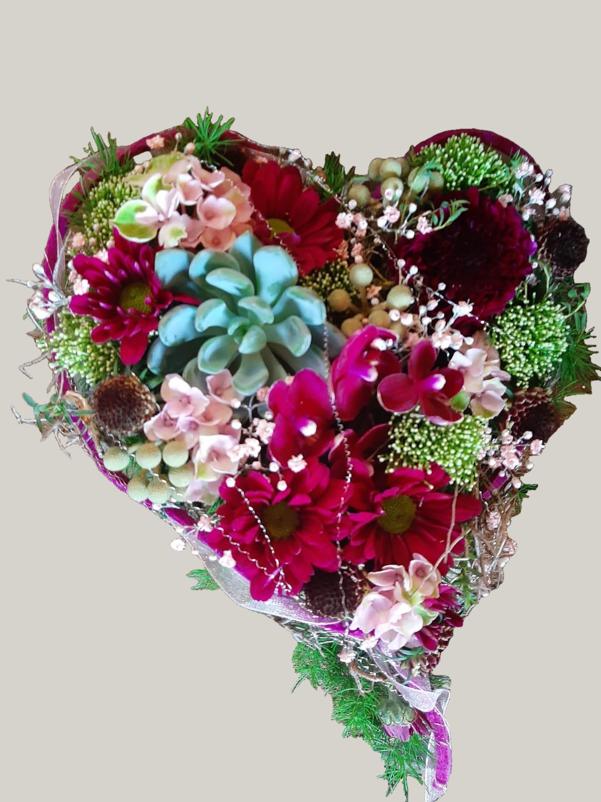 Floristisches Werkstück von Berliner Blume – Herzen, Galeriebild 035