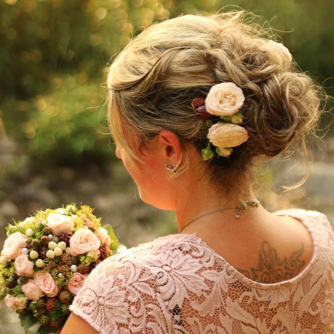 Floristisches Werkstück von Berliner Blume – Hochzeit, Galeriebild 094