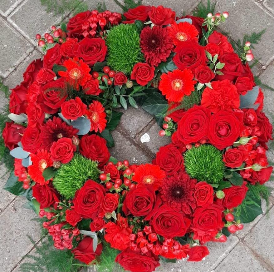 Floristisches Werkstück von Berliner Blume – Trauer, Galeriebild 057