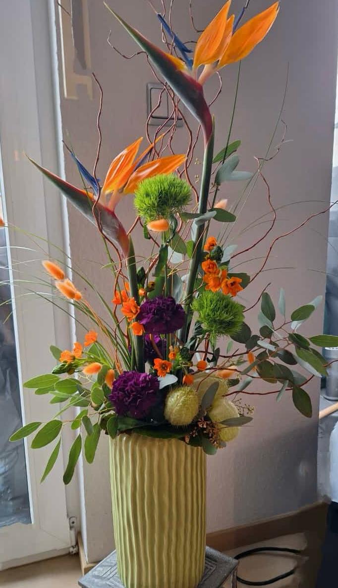 Strelitzie als floristische Einzelblume